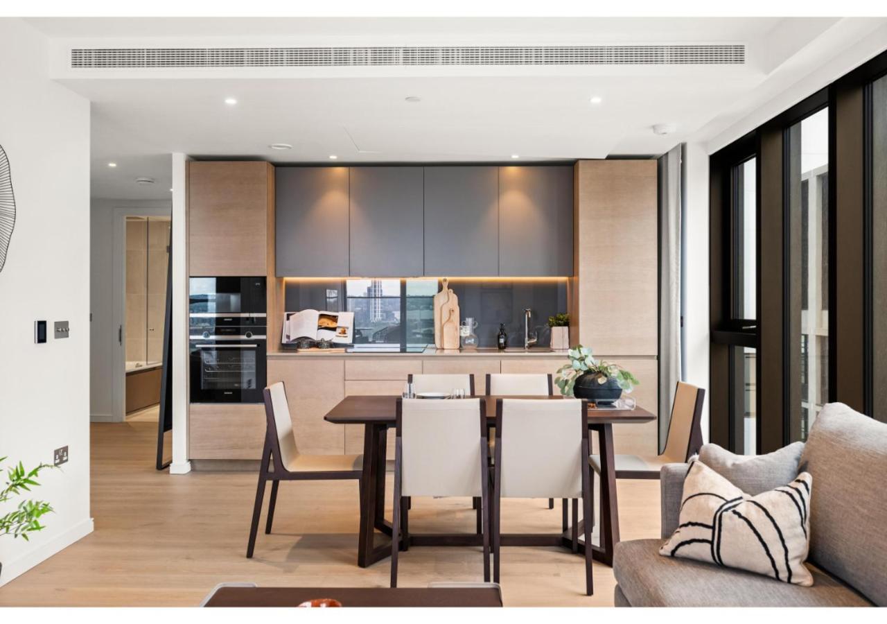 Elegant And Modern Apartments In Canary Wharf Right Next To Thames London Exterior foto
