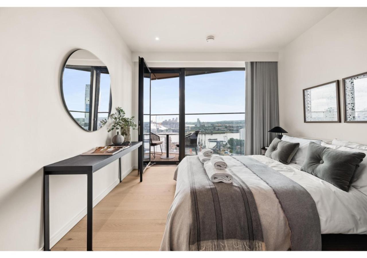 Elegant And Modern Apartments In Canary Wharf Right Next To Thames London Exterior foto