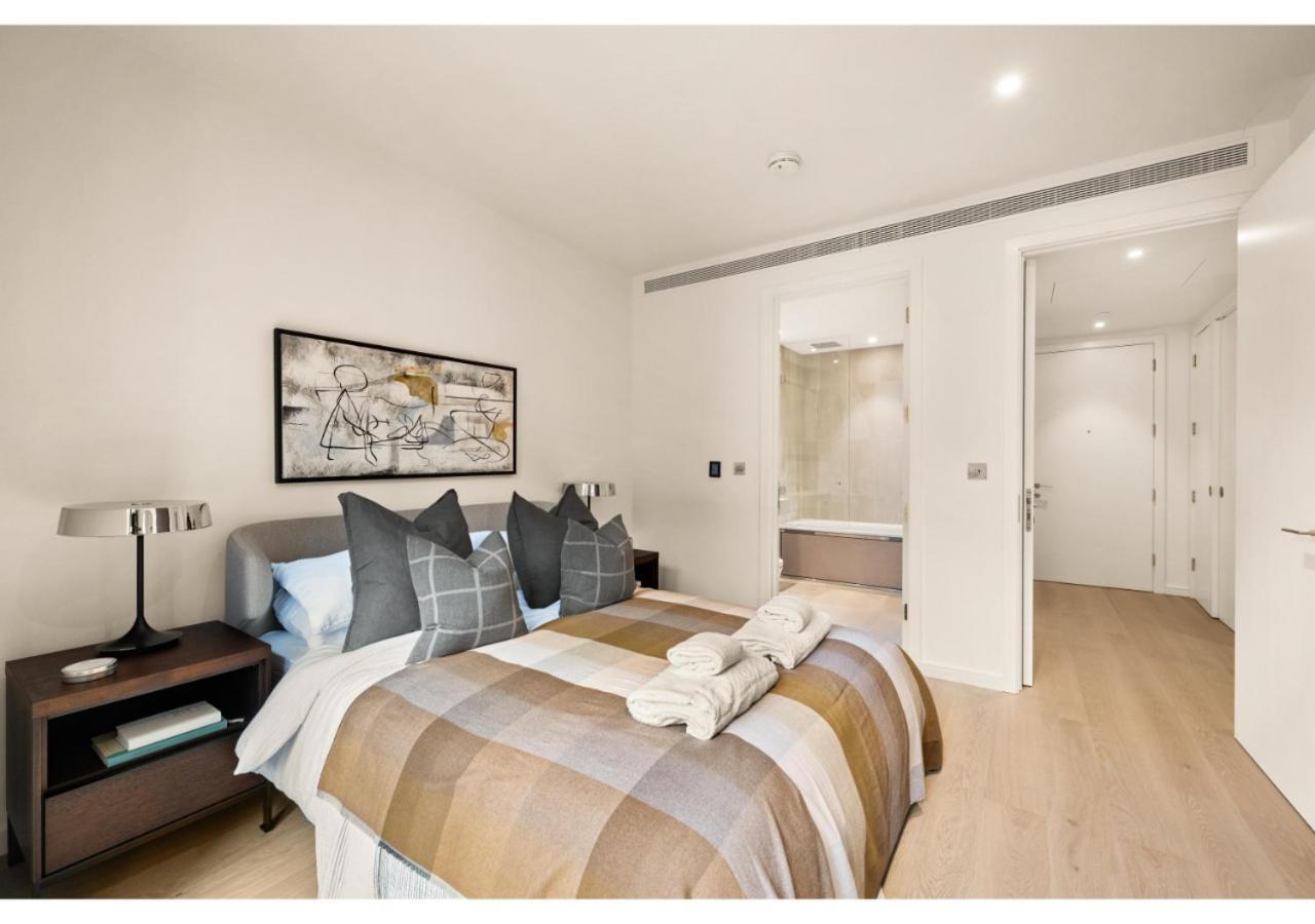 Elegant And Modern Apartments In Canary Wharf Right Next To Thames London Exterior foto