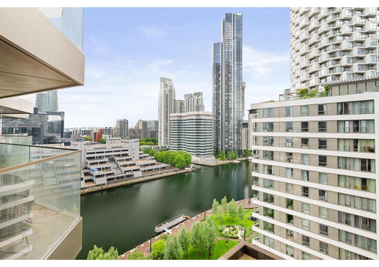 Elegant And Modern Apartments In Canary Wharf Right Next To Thames London Exterior foto