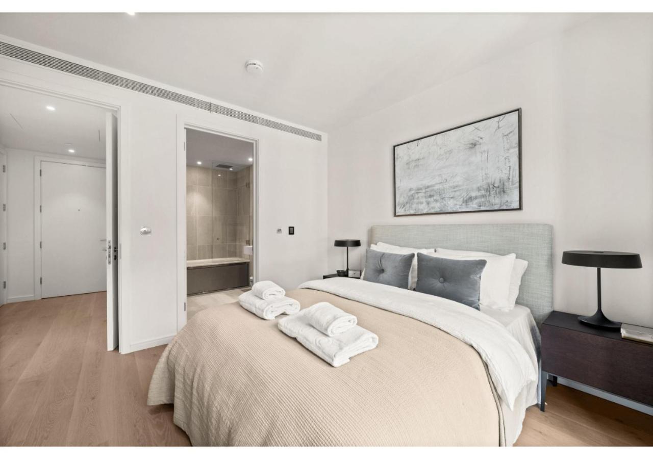 Elegant And Modern Apartments In Canary Wharf Right Next To Thames London Exterior foto