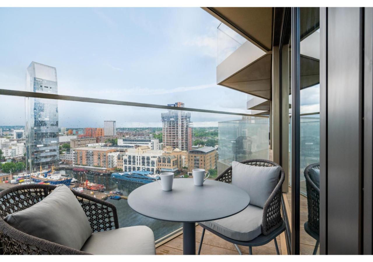 Elegant And Modern Apartments In Canary Wharf Right Next To Thames London Exterior foto