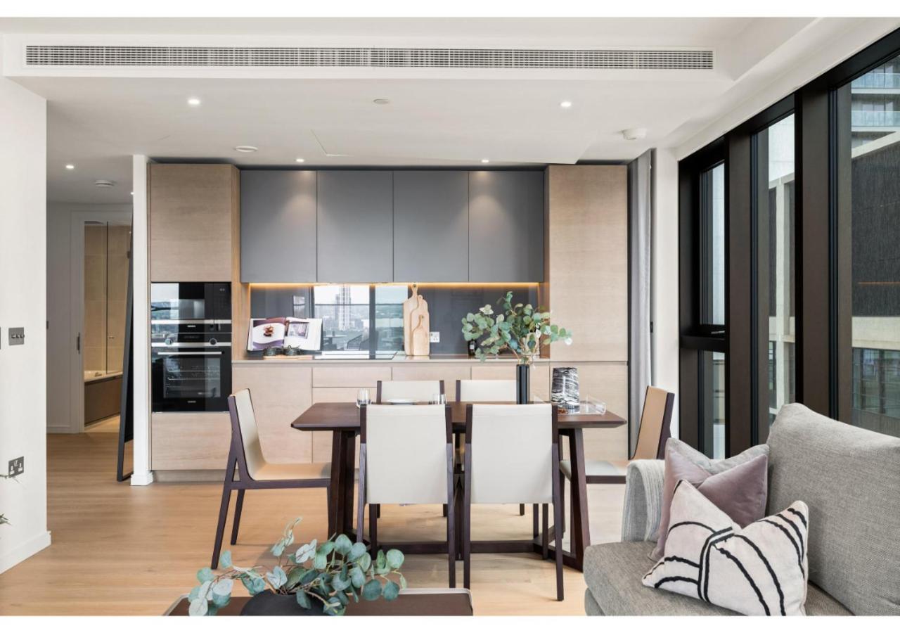 Elegant And Modern Apartments In Canary Wharf Right Next To Thames London Exterior foto