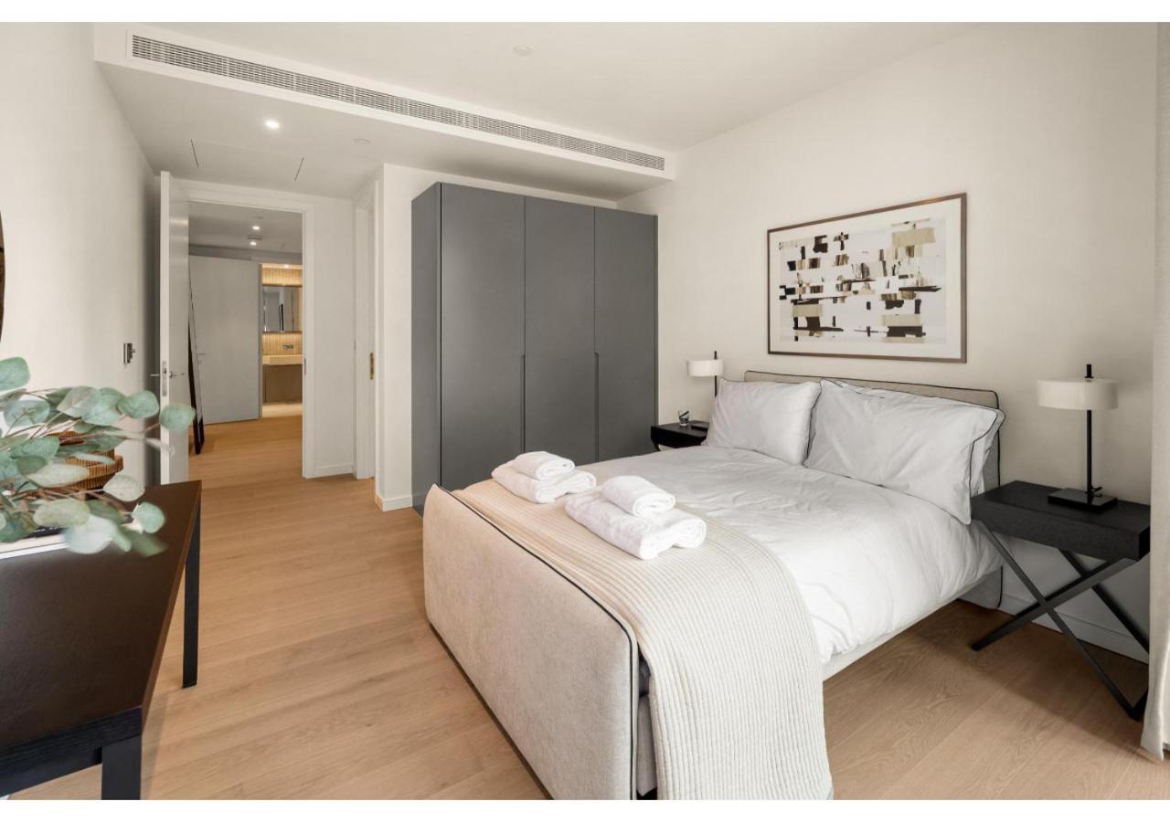 Elegant And Modern Apartments In Canary Wharf Right Next To Thames London Exterior foto