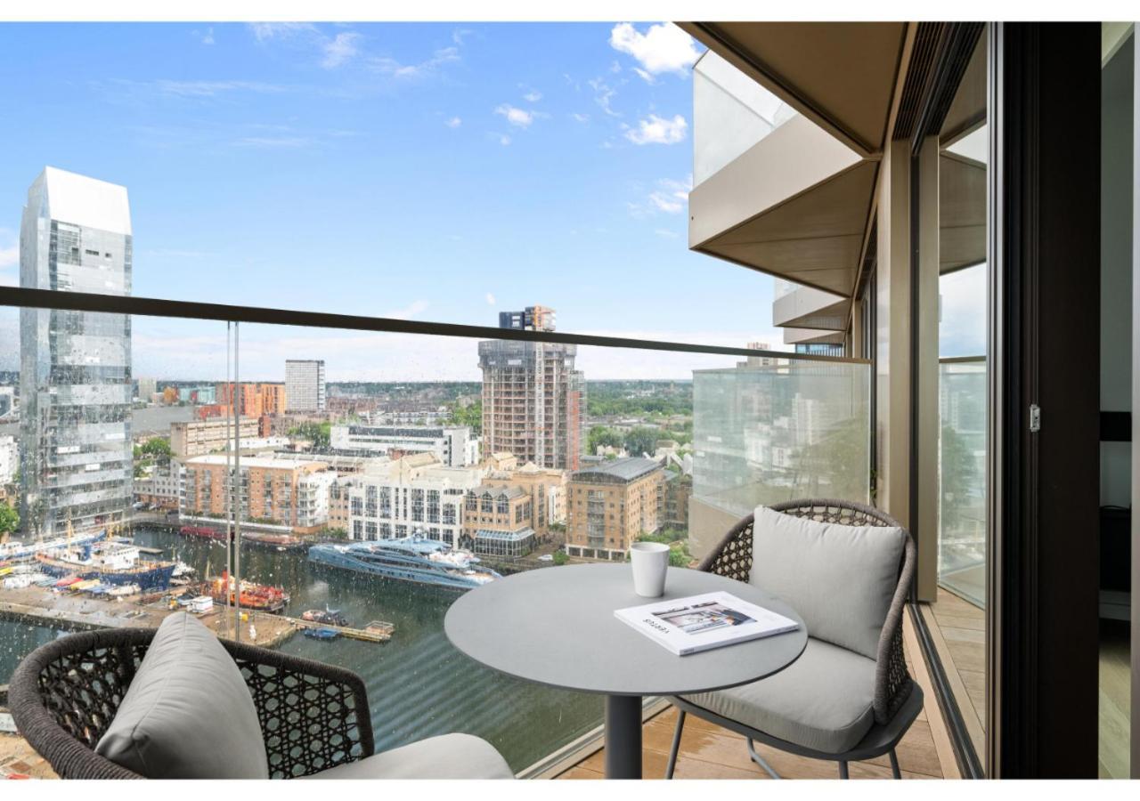 Elegant And Modern Apartments In Canary Wharf Right Next To Thames London Exterior foto