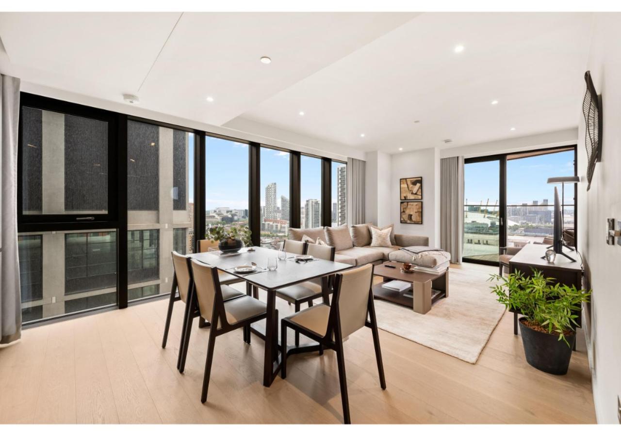 Elegant And Modern Apartments In Canary Wharf Right Next To Thames London Exterior foto