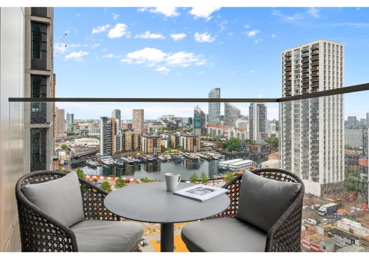 Elegant And Modern Apartments In Canary Wharf Right Next To Thames London Exterior foto