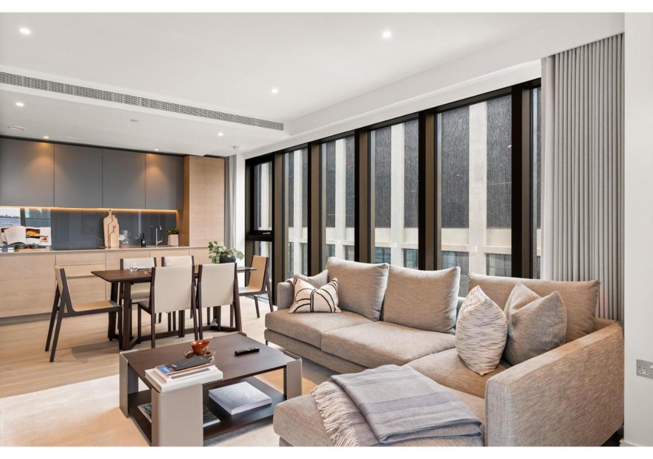 Elegant And Modern Apartments In Canary Wharf Right Next To Thames London Exterior foto