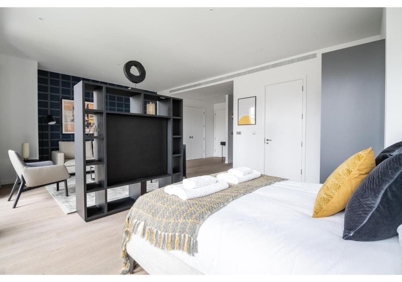 Elegant And Modern Apartments In Canary Wharf Right Next To Thames London Exterior foto