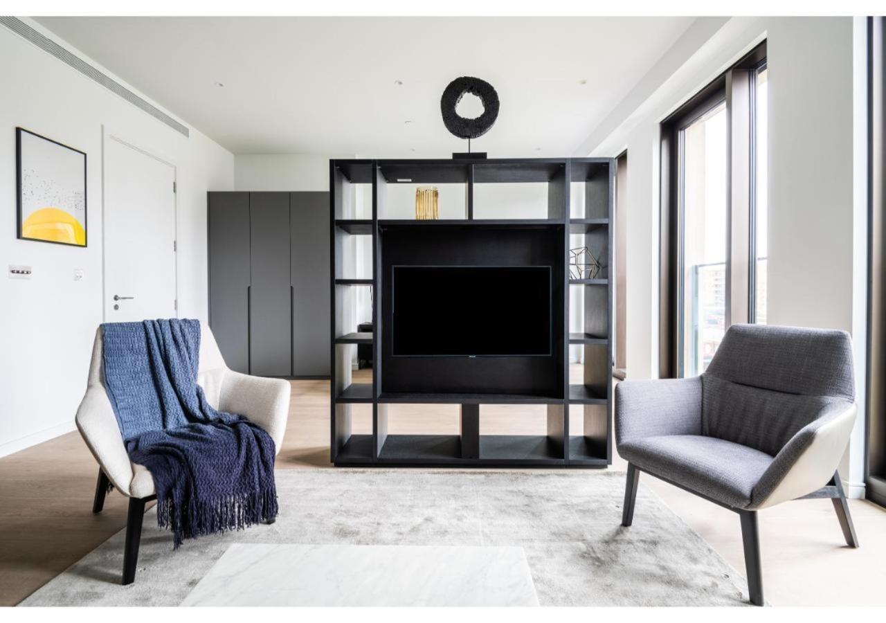 Elegant And Modern Apartments In Canary Wharf Right Next To Thames London Exterior foto