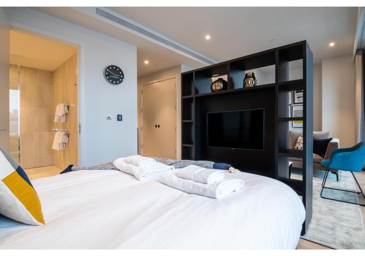 Elegant And Modern Apartments In Canary Wharf Right Next To Thames London Exterior foto