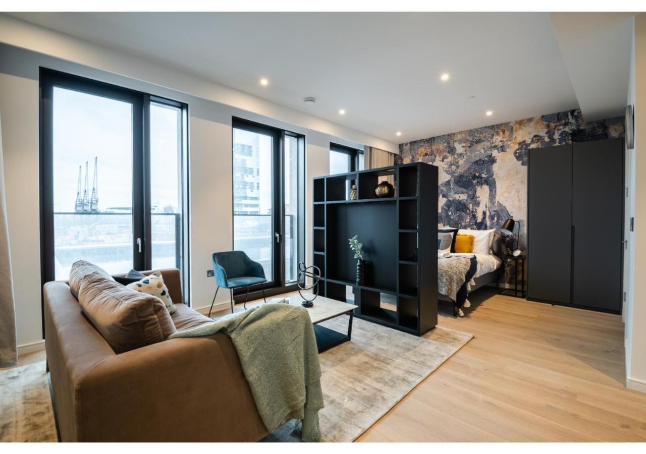 Elegant And Modern Apartments In Canary Wharf Right Next To Thames London Exterior foto